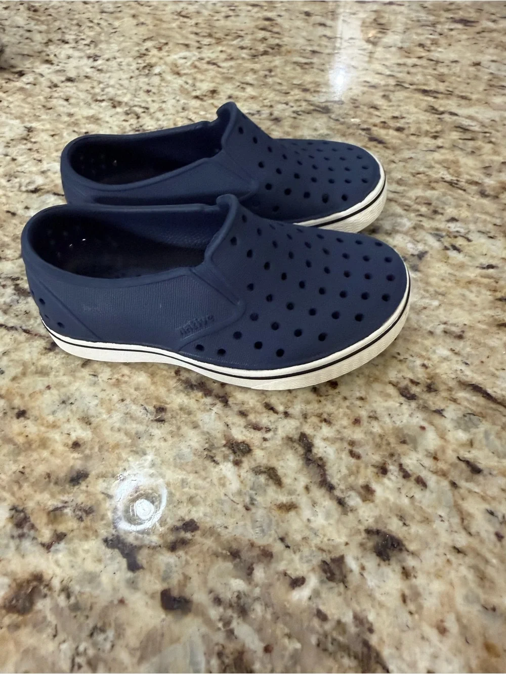 Toddler Native Jefferson Water Shoes Slip On Shoes Lightweight Navy Blue C8